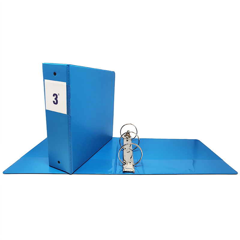School Start D-Ring Binder (3", Blue)